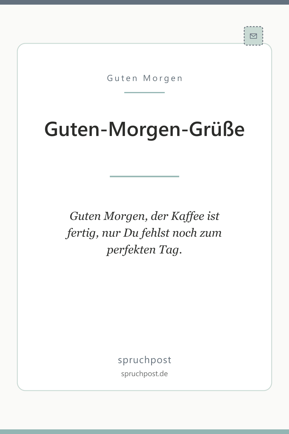 Spruchbild: Lustige Guten-Morgen-Grüße