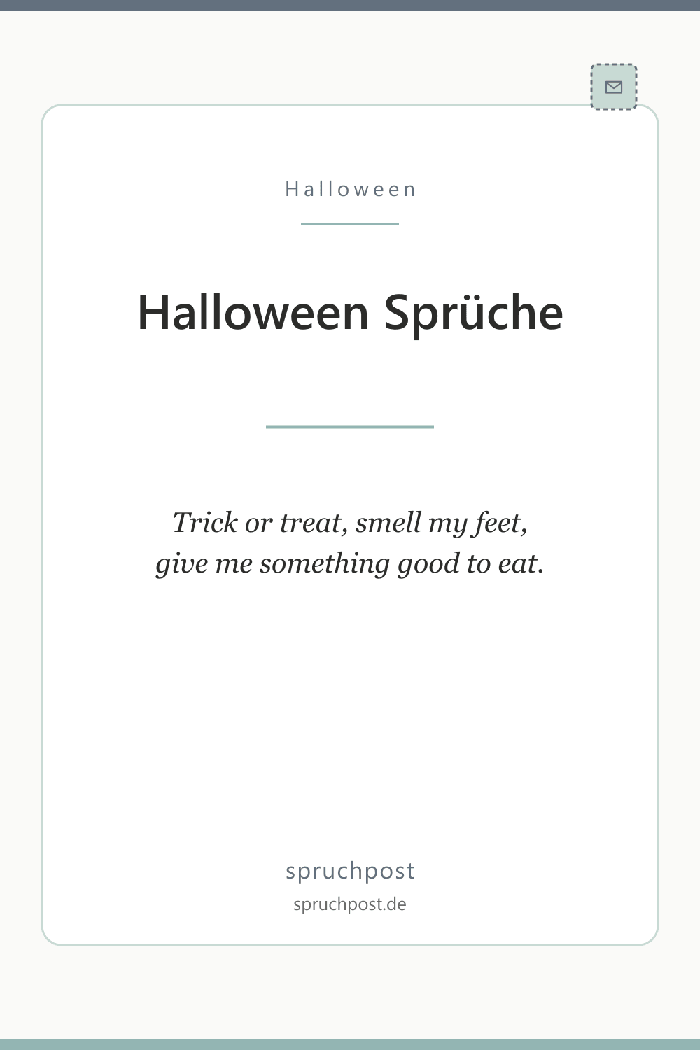 Spruchbild: Halloween Sprüche auf Englisch