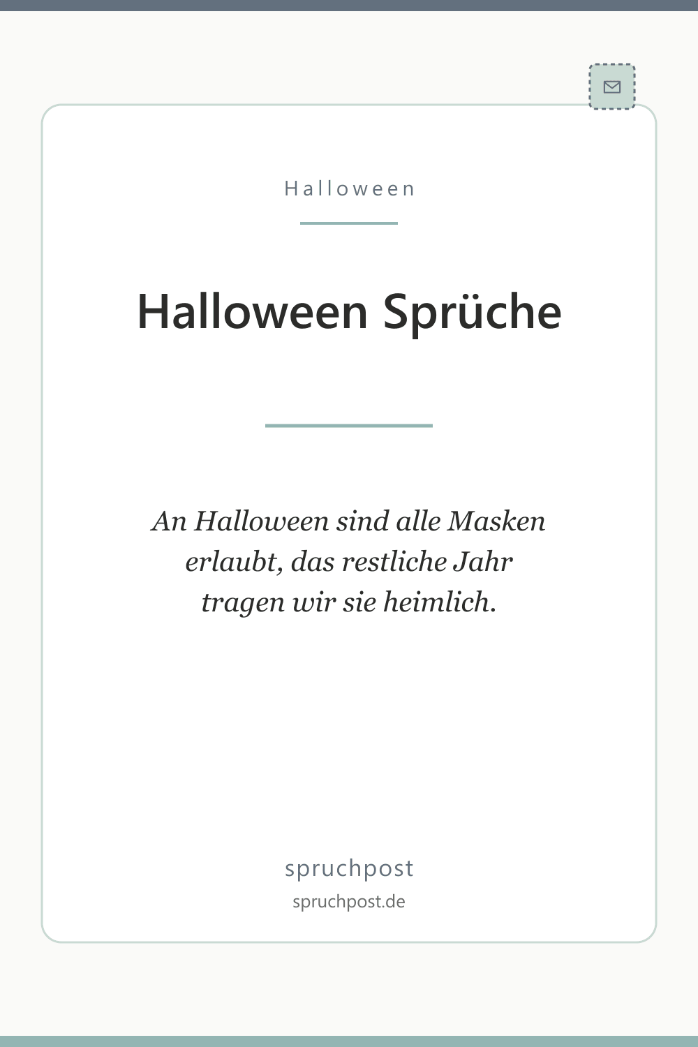 Spruchbild: Halloween Sprüche für Erwachsene
