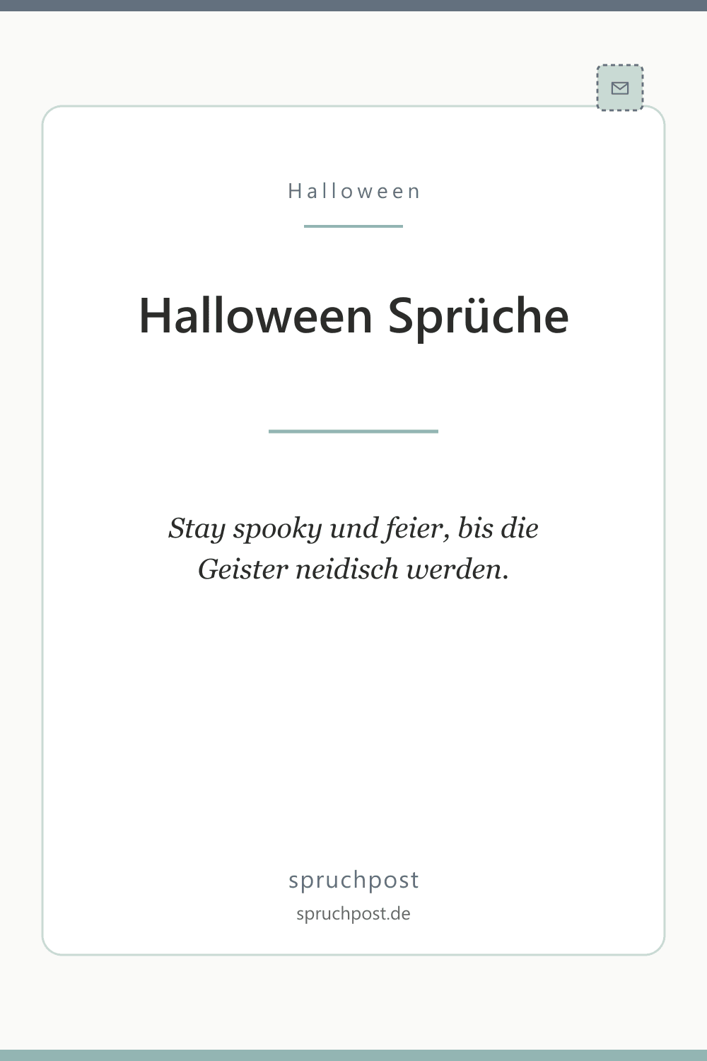 Spruchbild: Halloween Sprüche für Jugendliche