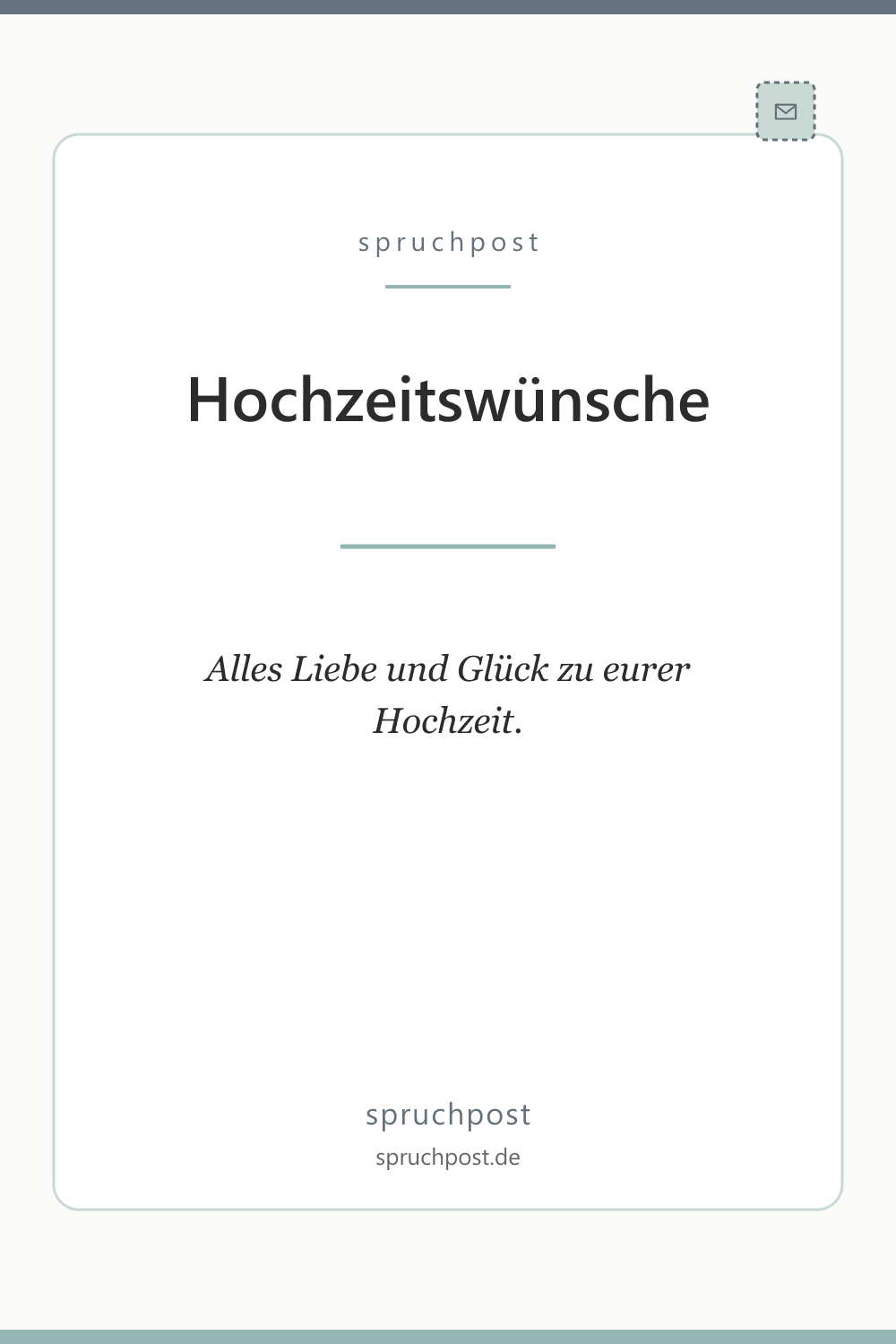 Spruchbild: Hochzeitswünsche