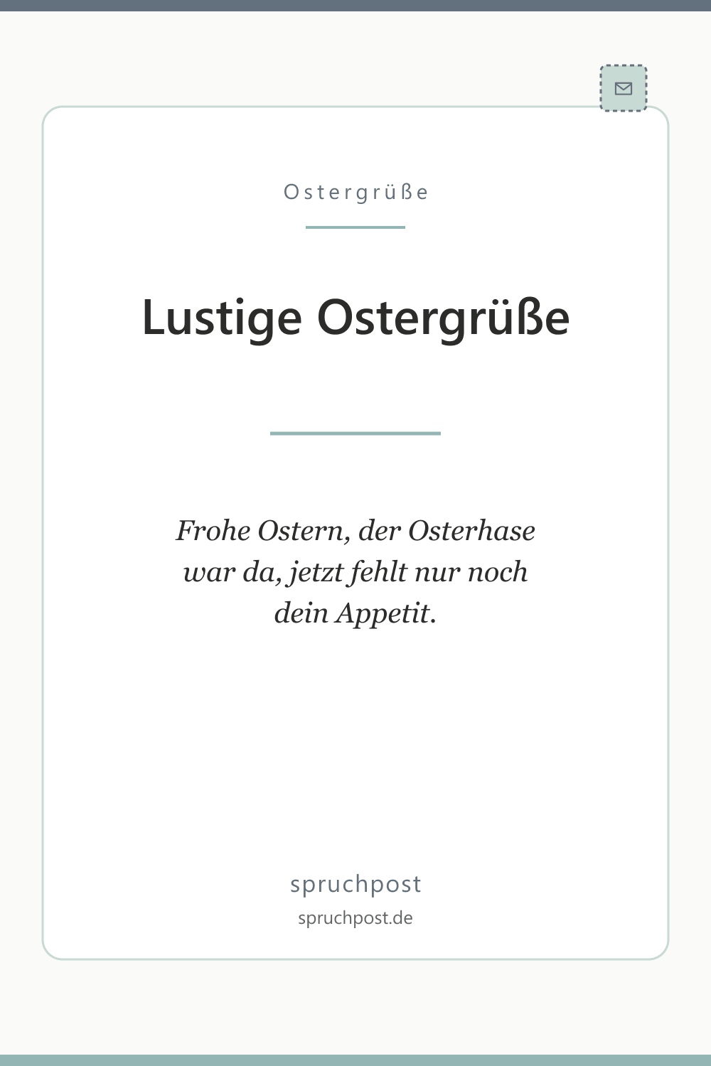 Spruchbild: Lustige Ostergrüße