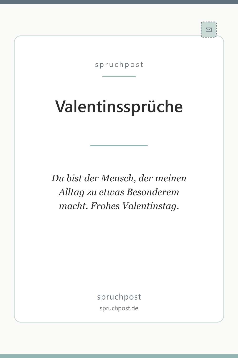 Spruchbild: Valentinssprüche
